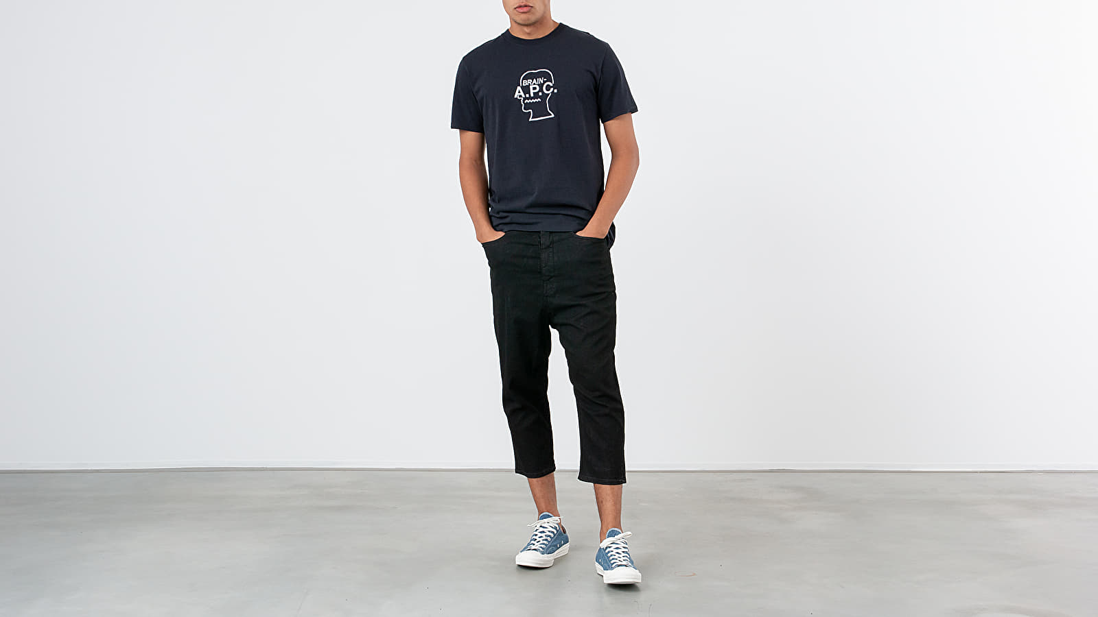 T-shirts A.P.C. x BRAIN DEAD Spooky Tee Black