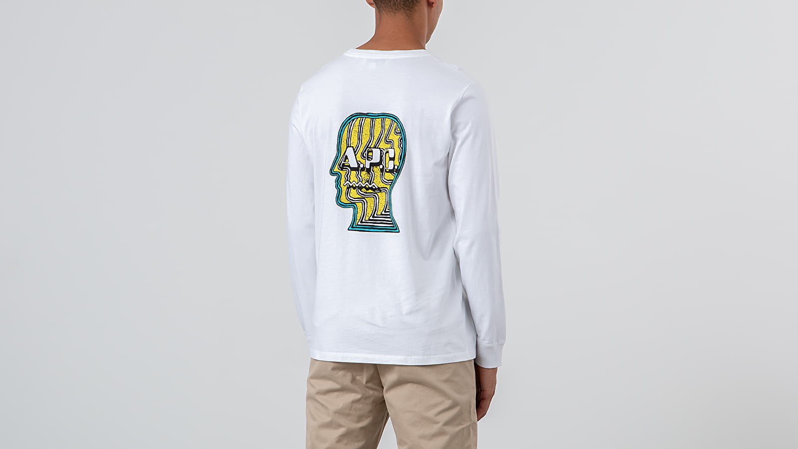 T-Shirts A.P.C. x BRAIN DEAD Molly Long Sleeve Tee White