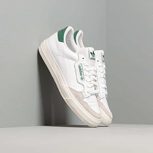 Chaussures et baskets homme adidas Continental Vulc Ftw White/ Ftw White/  Core Green | Footshop