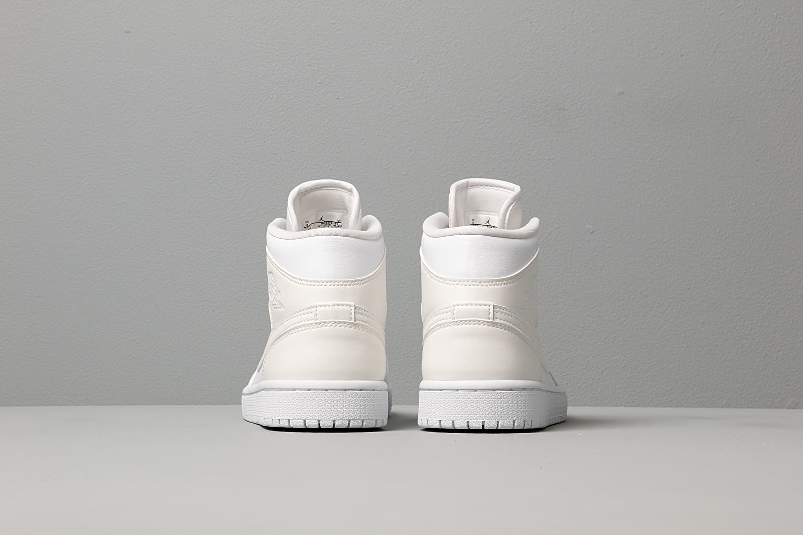 Damen Sneaker und Schuhe Wmns Air Jordan 1 Mid White/ White-White