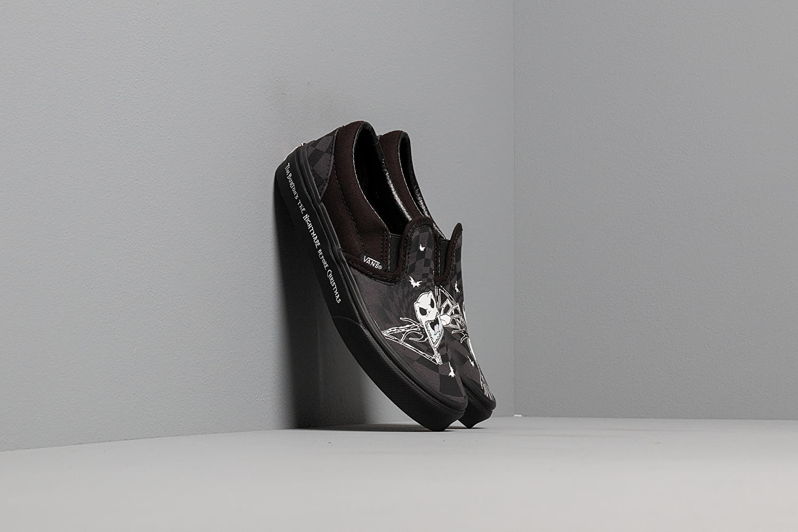 Detské tenisky a topánky Vans x The Nightmare Before Classic Slip-On (DISNEY) Glow