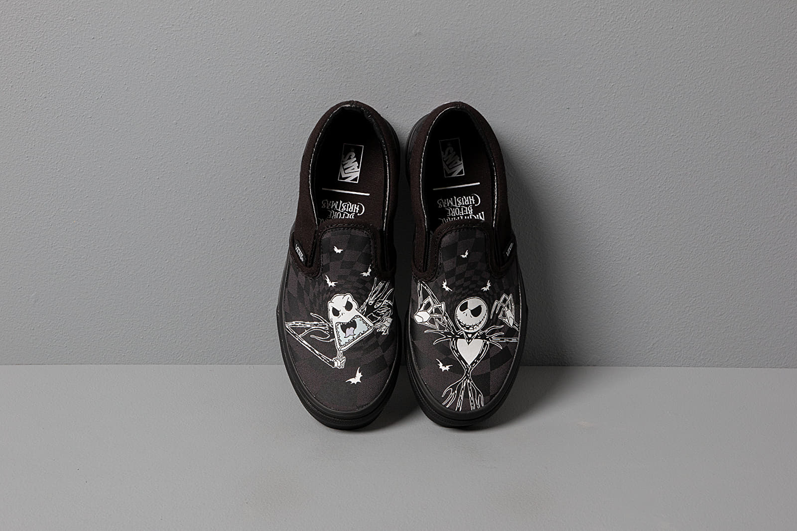 Detské tenisky a topánky Vans x The Nightmare Before Classic Slip-On (DISNEY) Glow