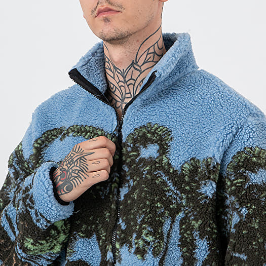 Hoodies and sweatshirts Stussy Hawaiian Jacquard Mock Blue Footshop