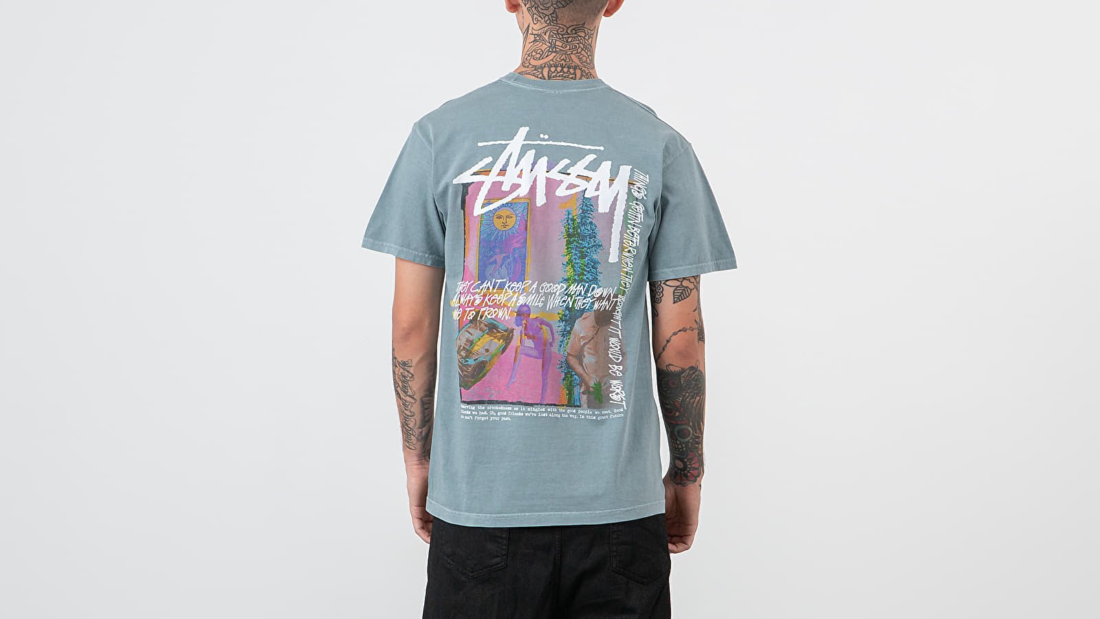 T-shirts Stüssy Daydream Pig. Dyed Tee Slate