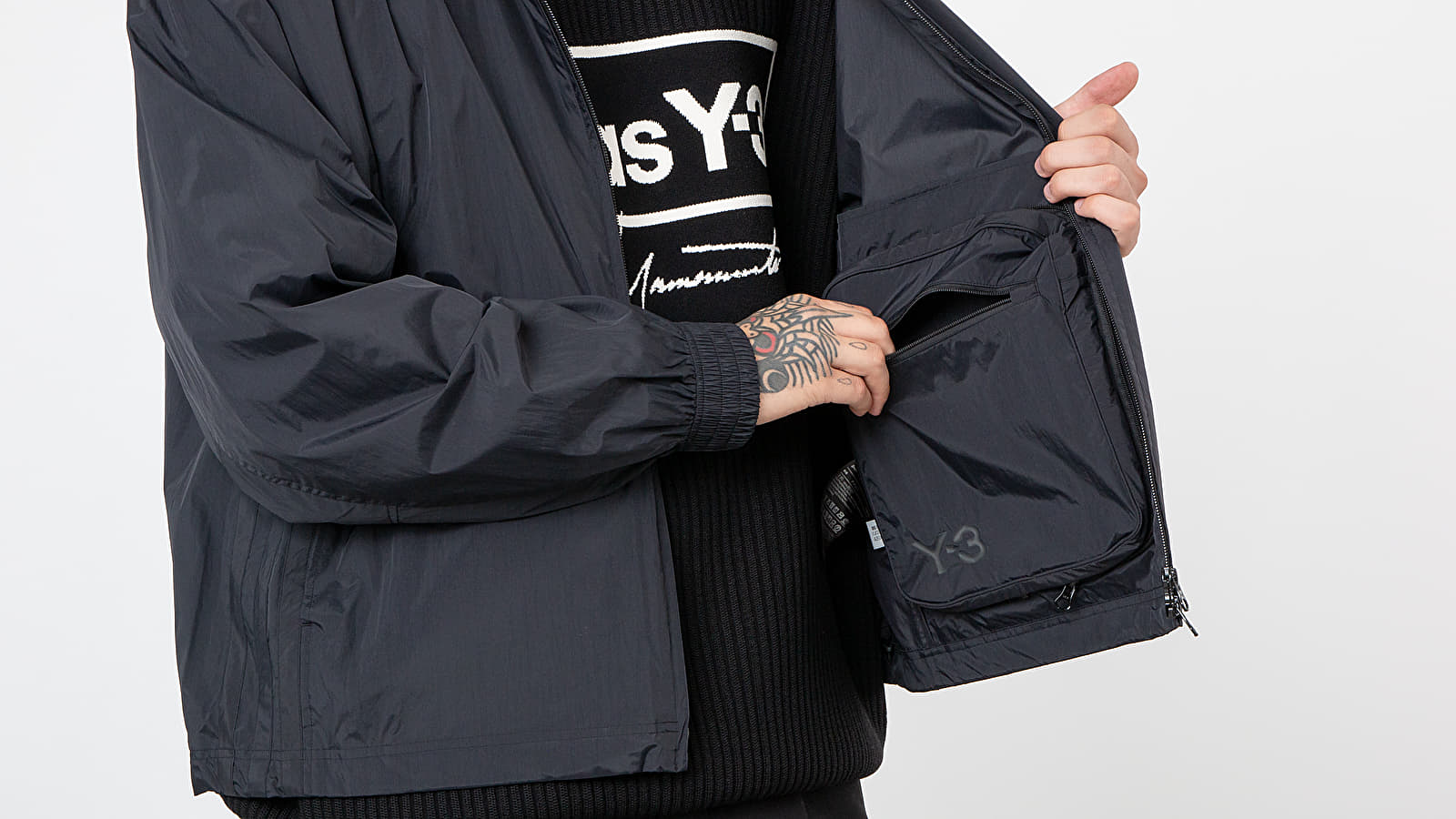 Takit Y-3 Woven Shell Track Jacket Black