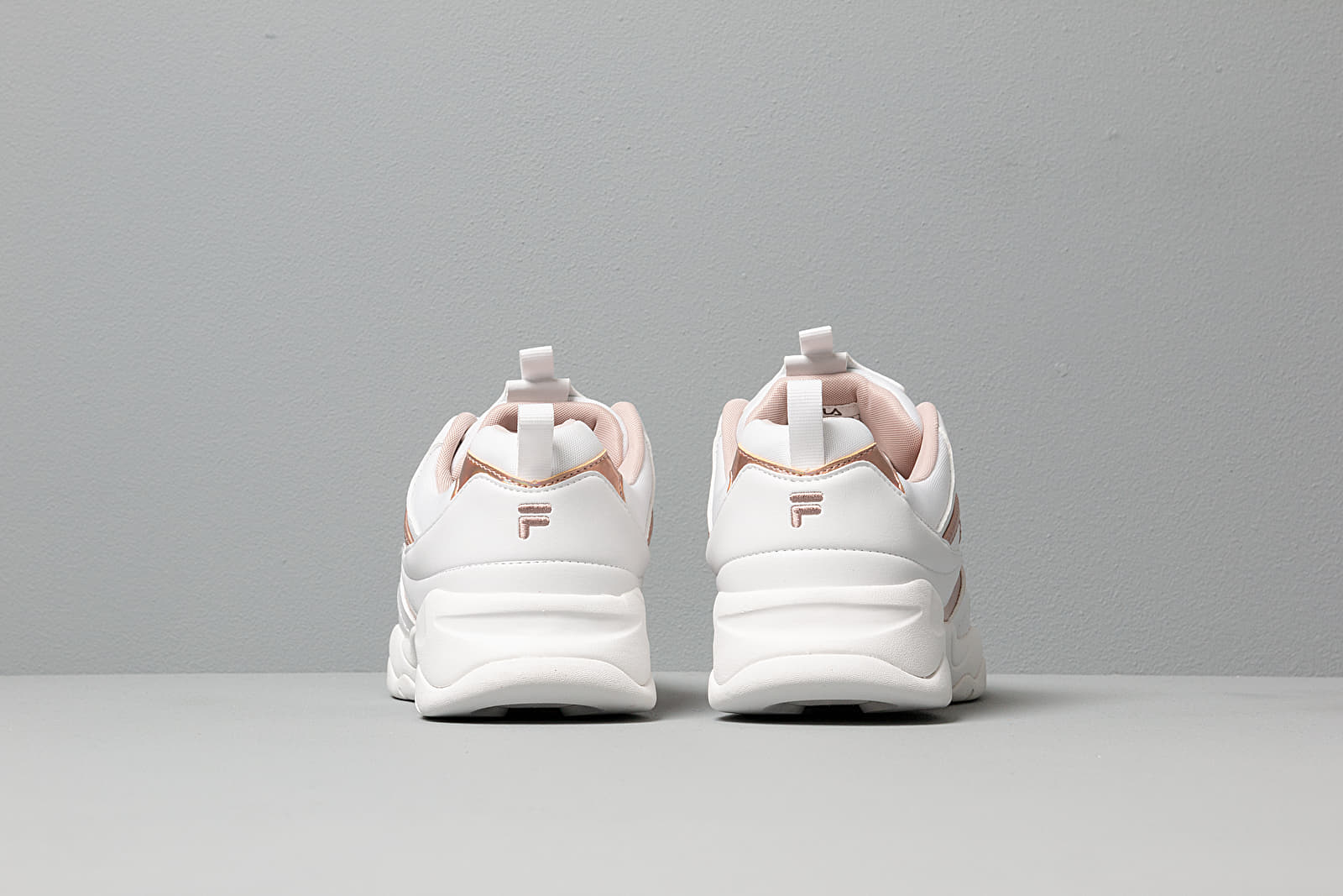 Női cipők Fila Ray M LOW WMN White / Rose Smoke