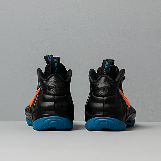 Men s shoes Nike Air Foamposite Pro Black Total Orange Battle Blue Footshop