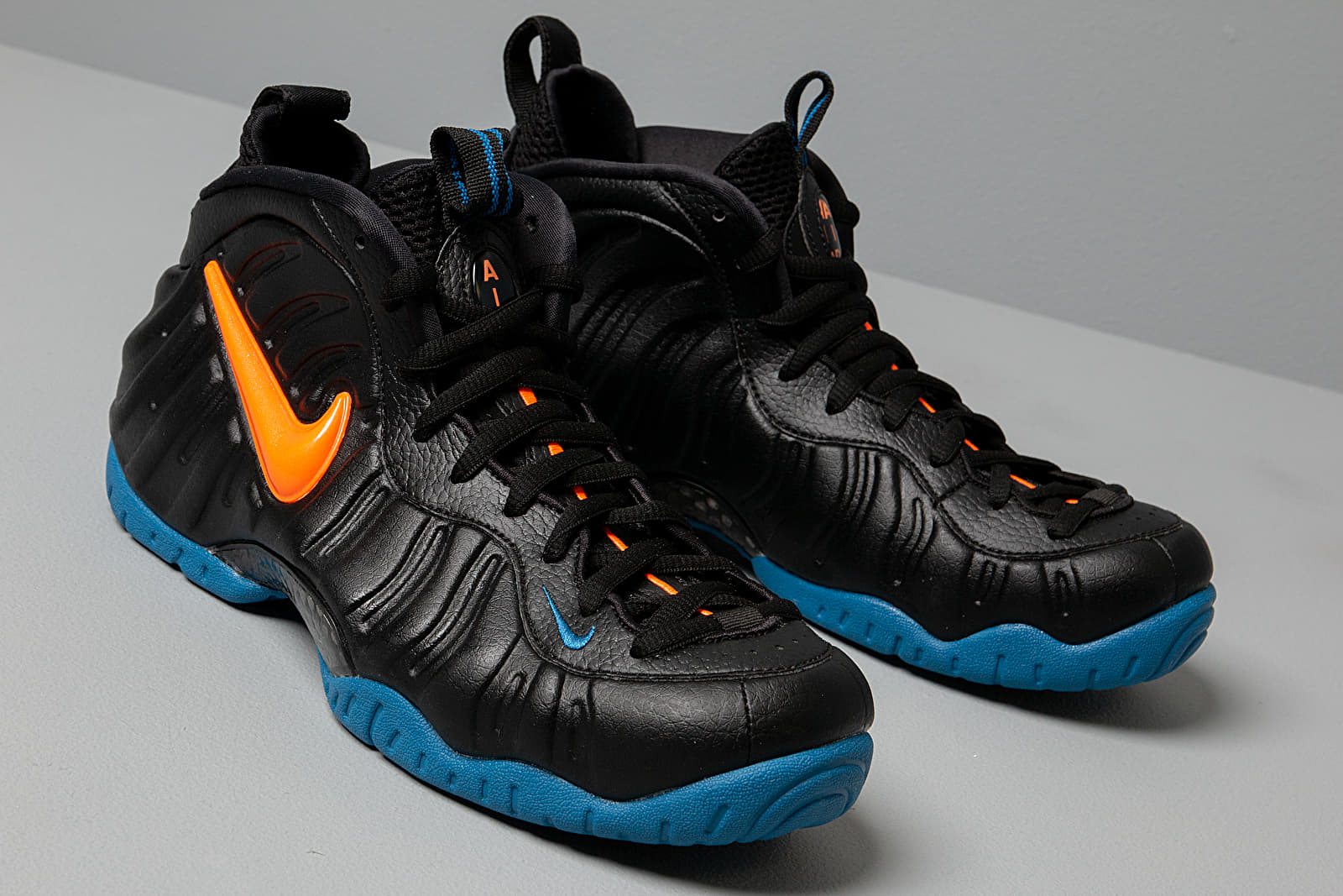 Nike foamposite blue and orange new arrivals