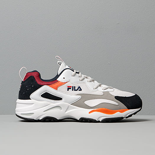 Herren Sneaker und Schuhe Fila Ray Tracer White Fila Navy Rhubarb Footshop