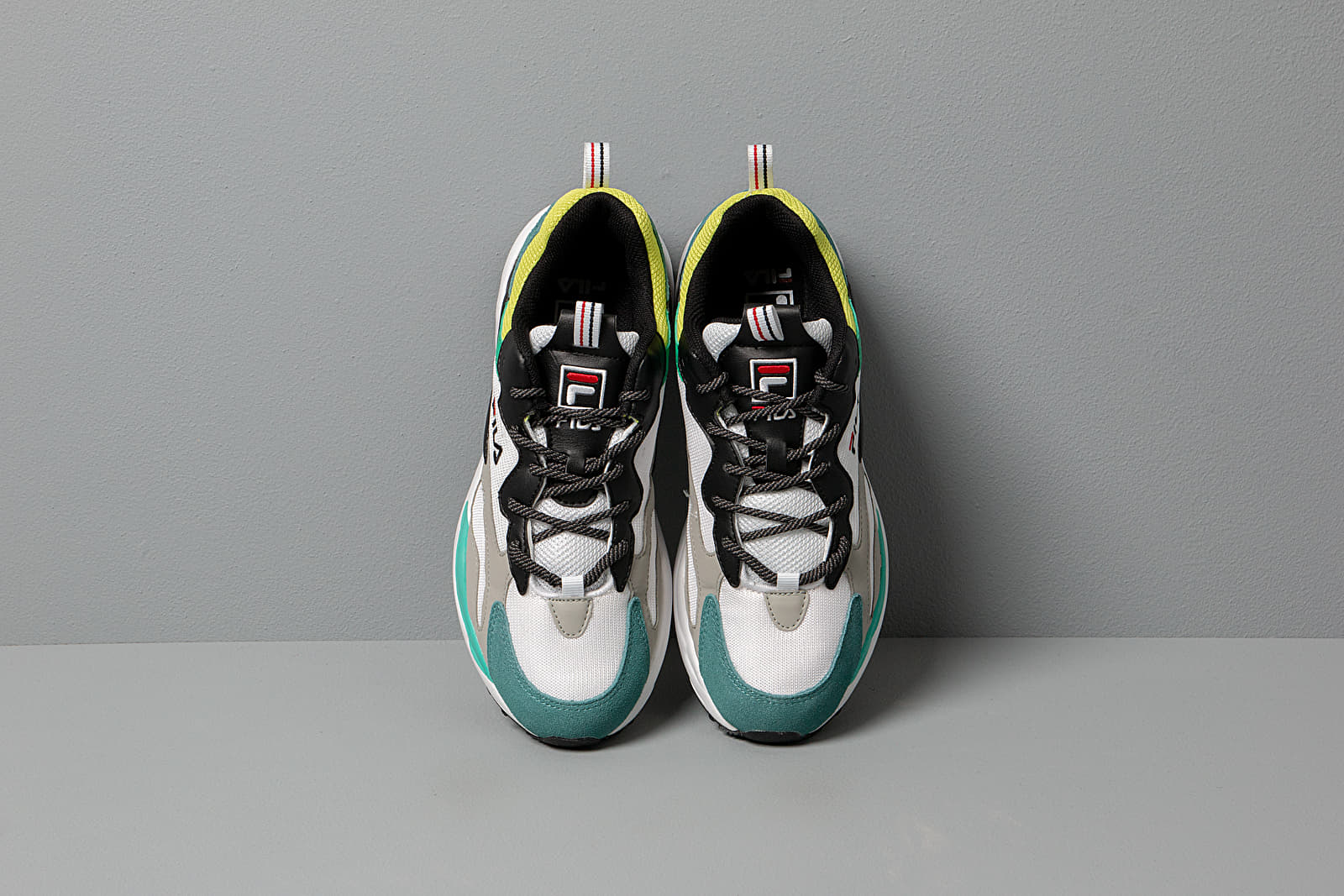 Zapatillas Hombre Fila Ray Tracer Black / Everglade / Acid Lime