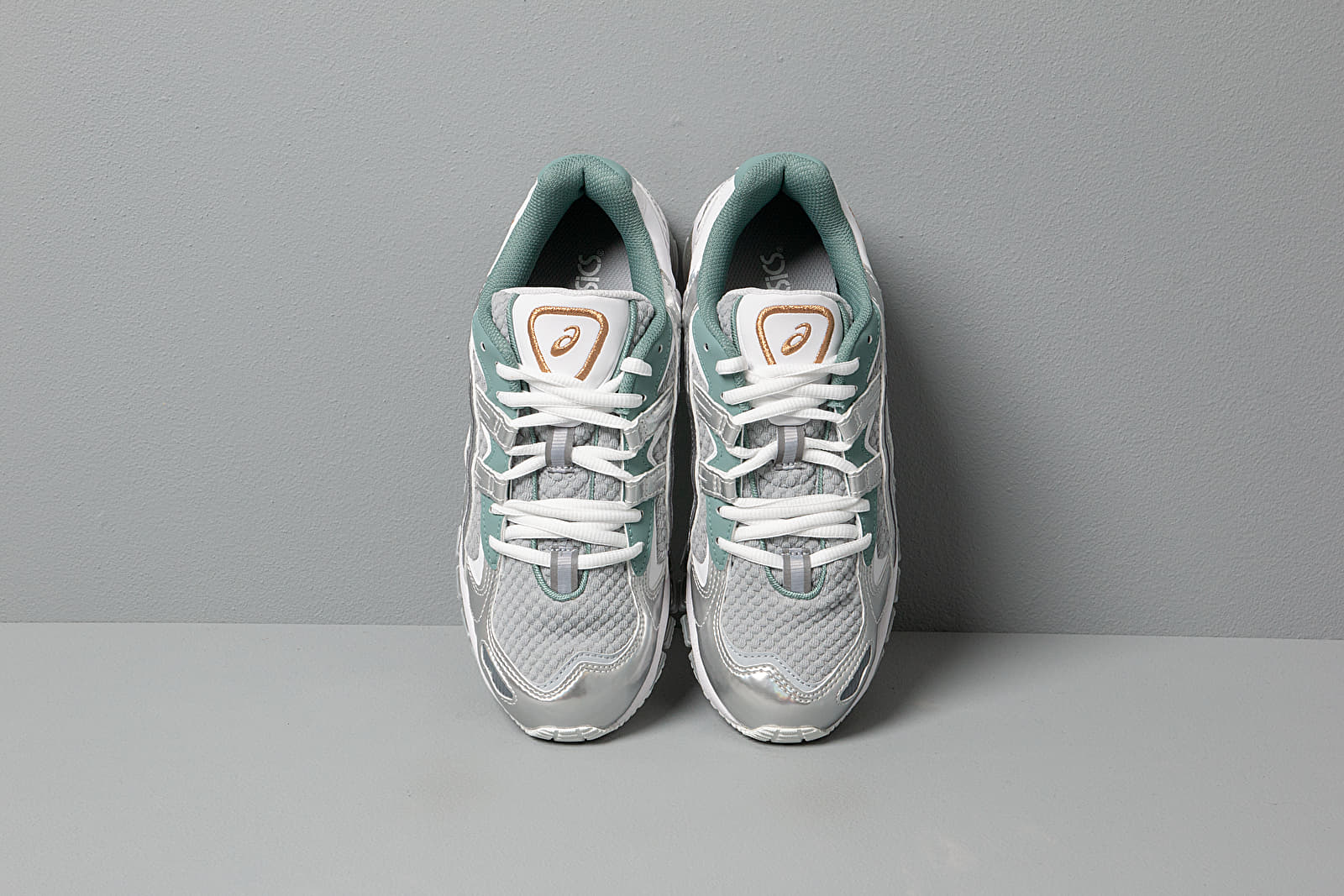 Asics gel kayano 5 360 silver green top