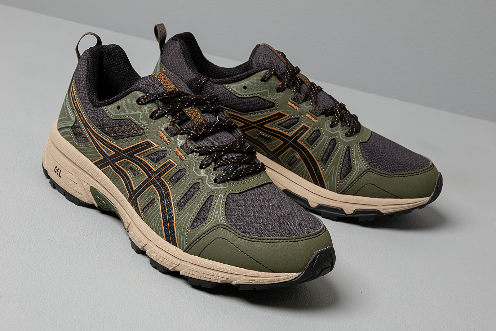 Încălțăminte și sneakerși pentru bărbați Asics Gel-Venture 7 Black/ Tan Presidio