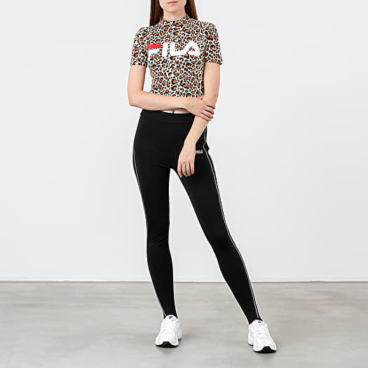 T shirts FILA Every AOP Turtle Tee Allover Leo Print Footshop