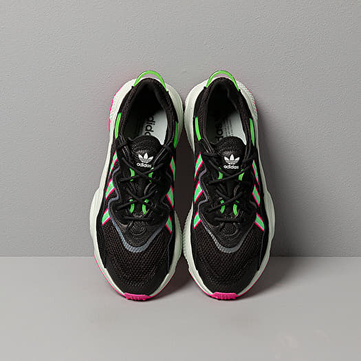 adidas Ozweego W Core Black/ Shock Lime/ Shock Pink | Footshop