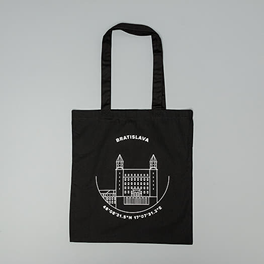 Taška Footshop Bratislava Tote Bag Black