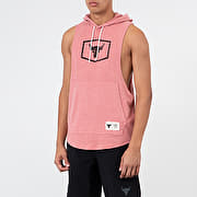 T shirts Under Armour Project Rock Sleeveless Hooded Tee Pink Footshop