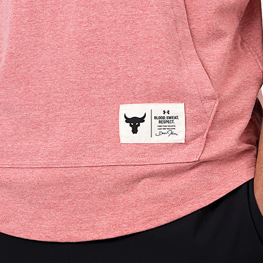Under armour project rock pink sleeveless hoodie outlet