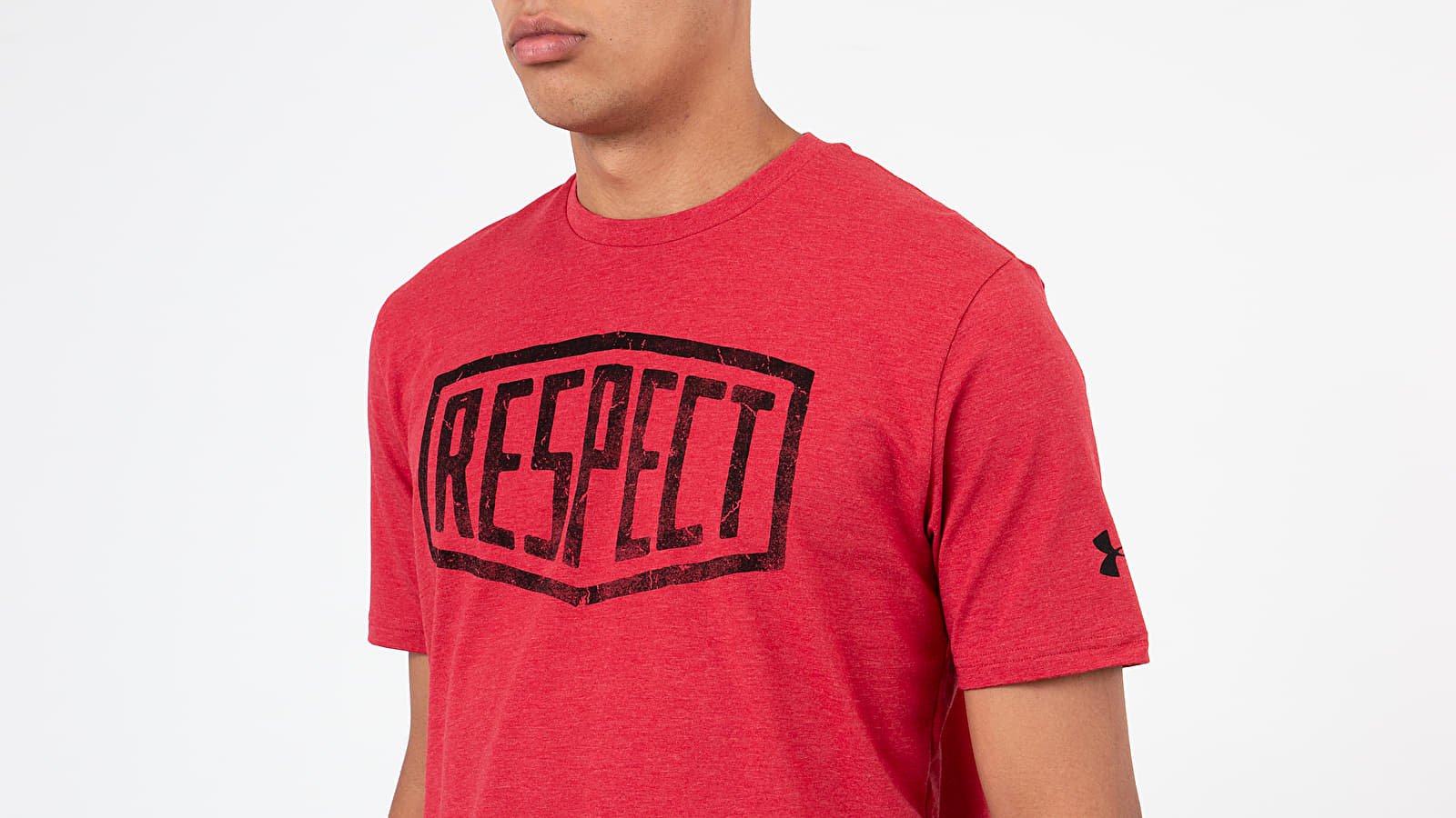 T-Shirts Under Armour Project Rock Respect Tee Red