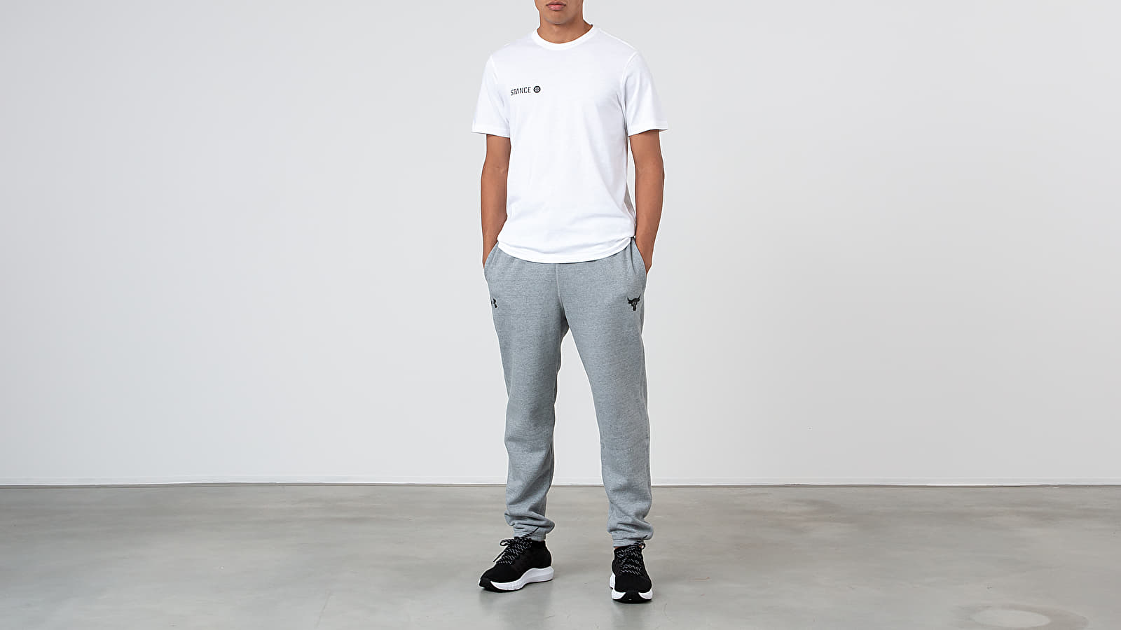 Jogger Pants Under Armour Project Rock Pants Grey