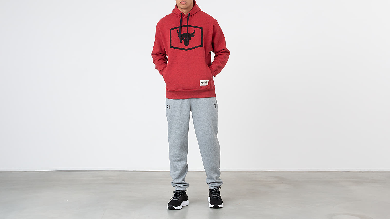 Hoodies and sweatshirts Under Armour Project Rock Hoodie Red Footshop