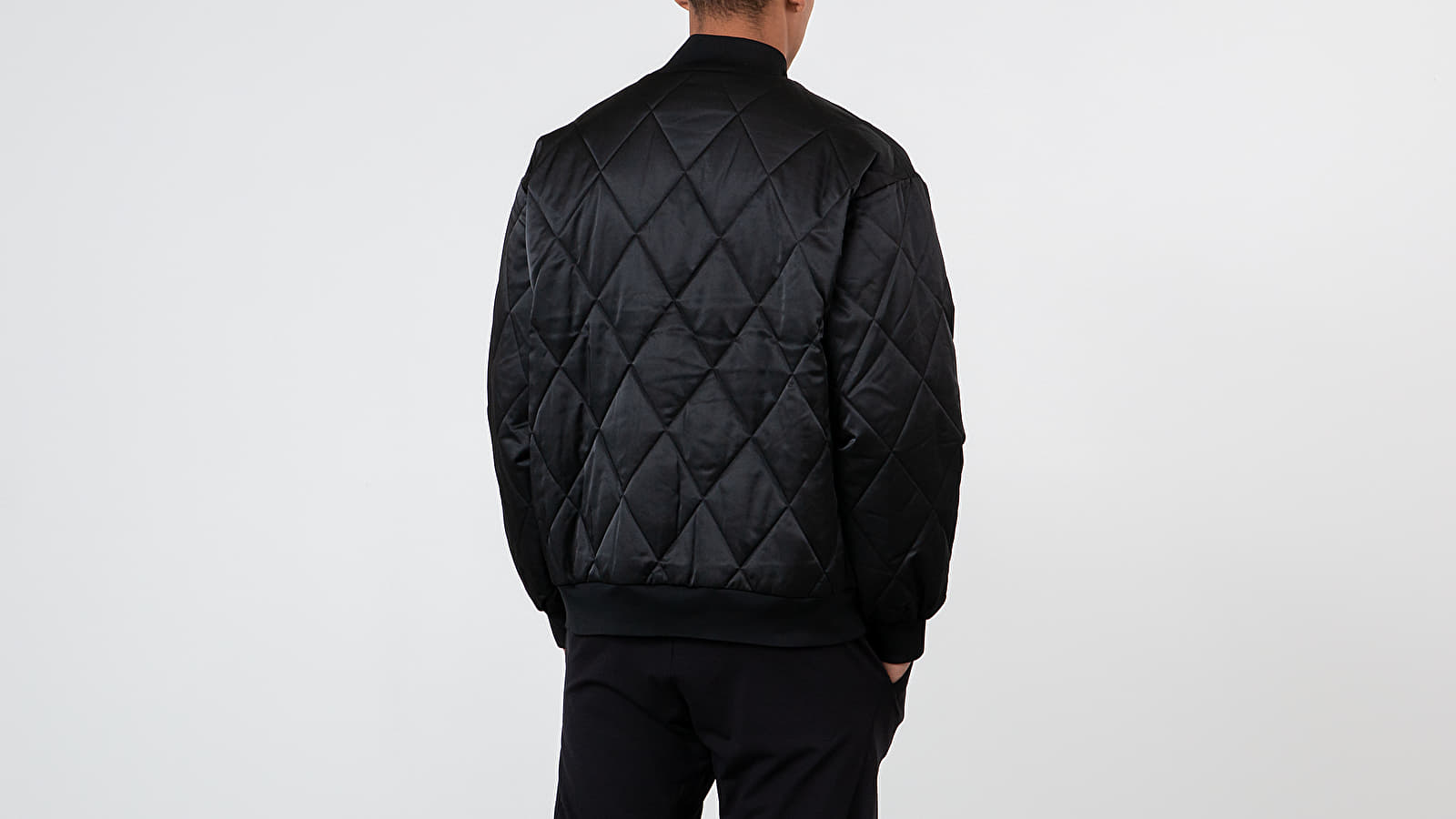 Jakne Nike Sportswear Air Syn Fill Satin Jacket Black/ Black/ White