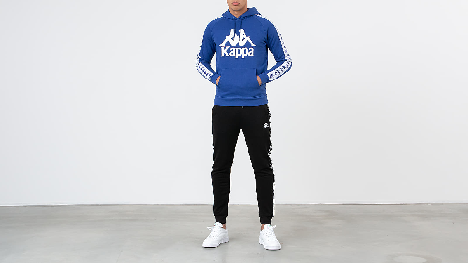 Kappa hurtado hoodie top blue