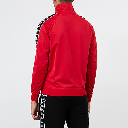 Kappa track jacket red discount