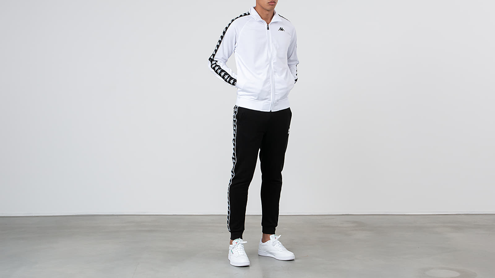 Hættetrøjer og sweatshirts Kappa Banda Anniston Track Jacket White