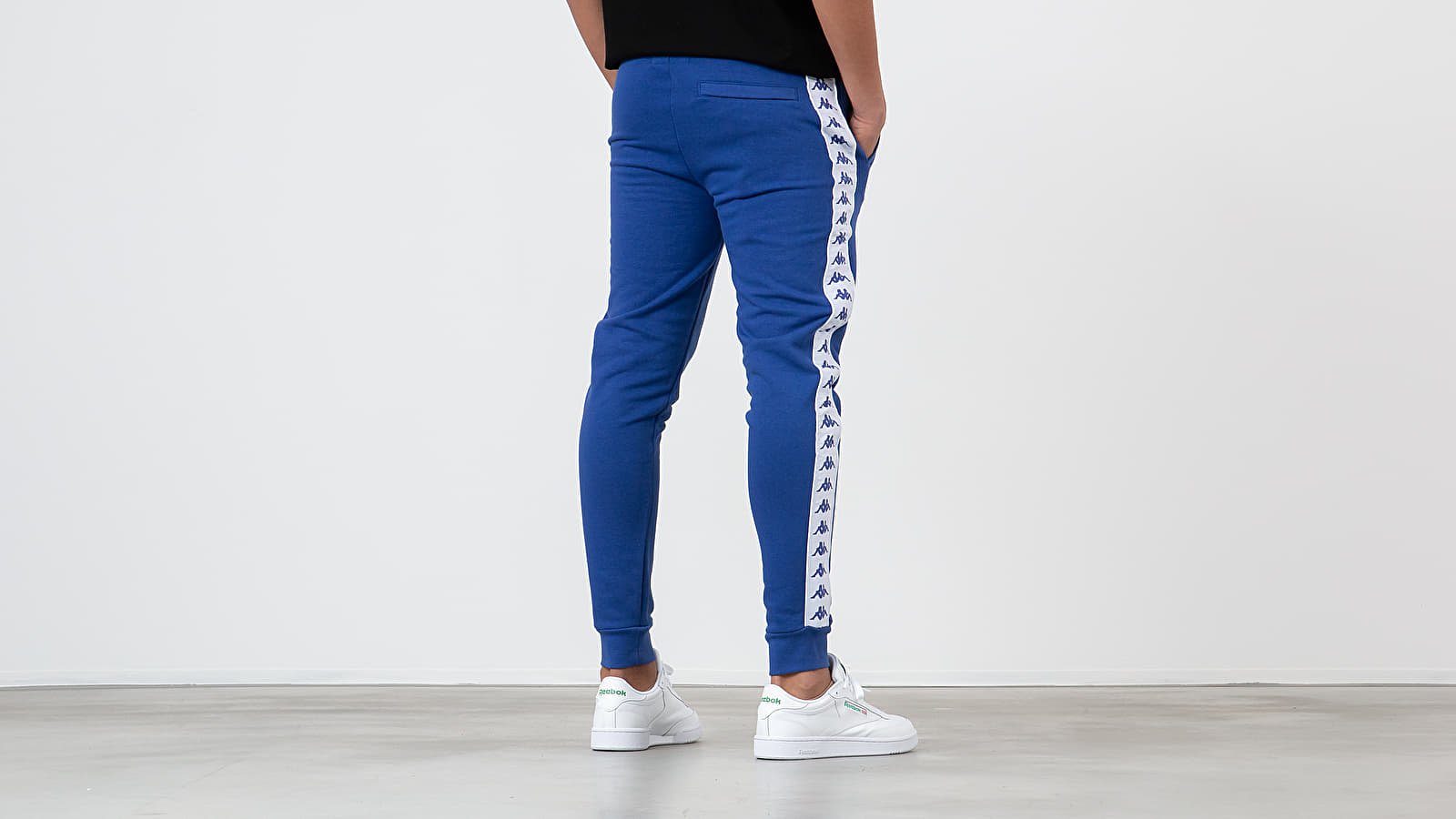Kelnės Kappa Banda Alanz Pants Blue/ White