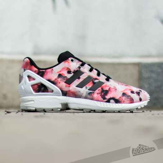Zx flux pink flowers top
