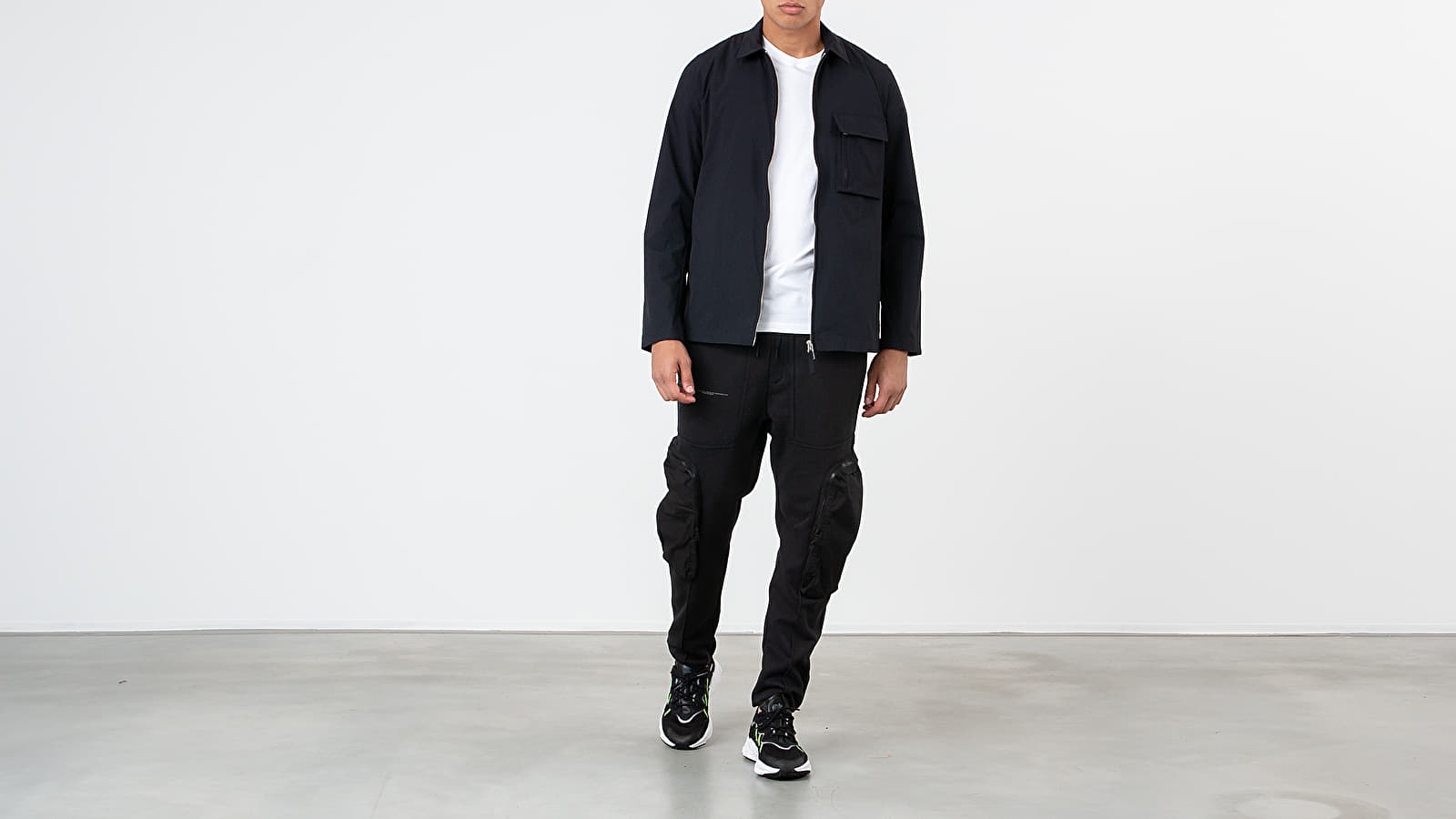 Kurtki Norse Projects Jens Zip Dry Nylon Jacket Dark Navy