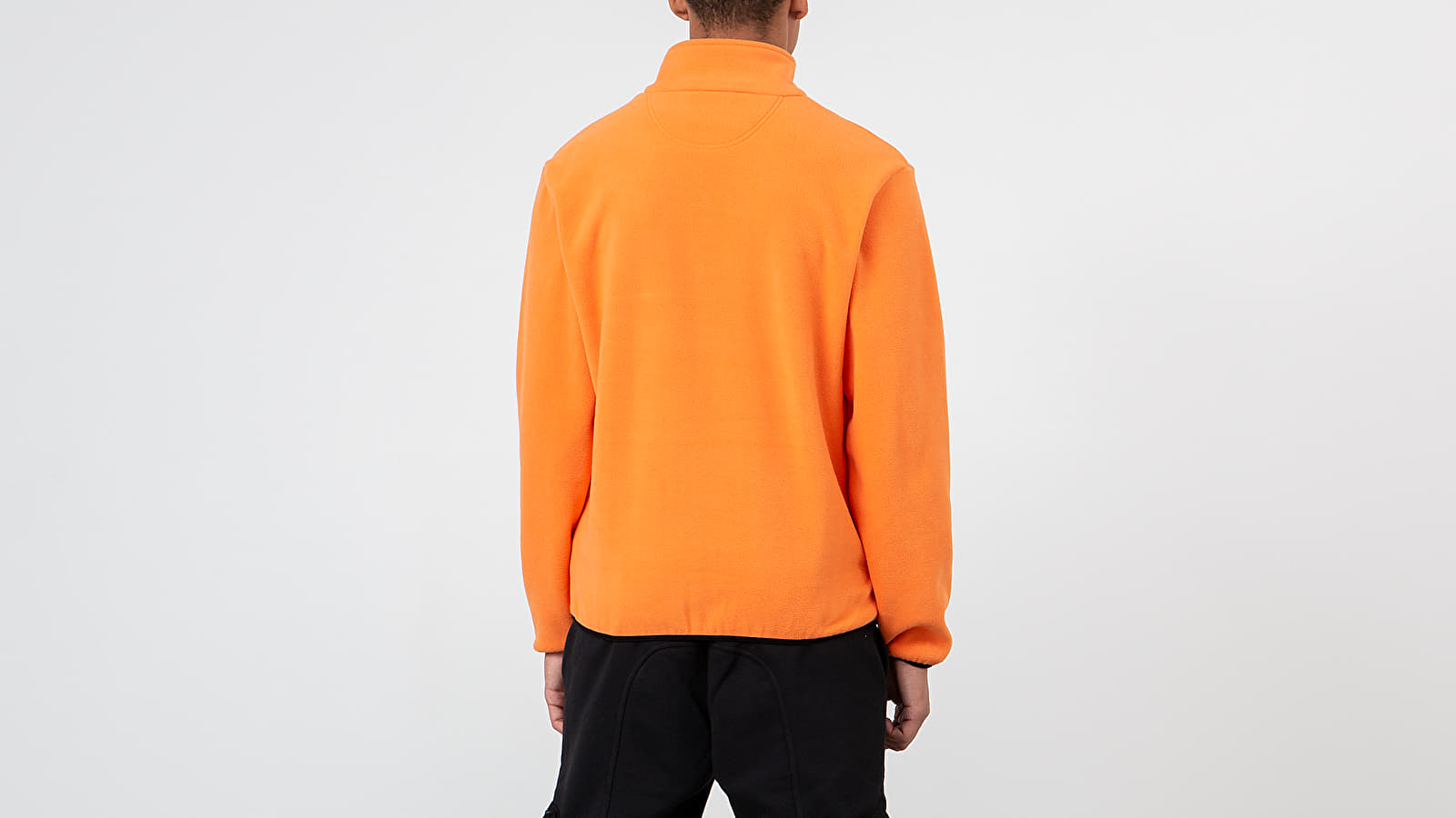 Sweatshirts Stüssy Basic polar Fleece Mock Jacket Orange