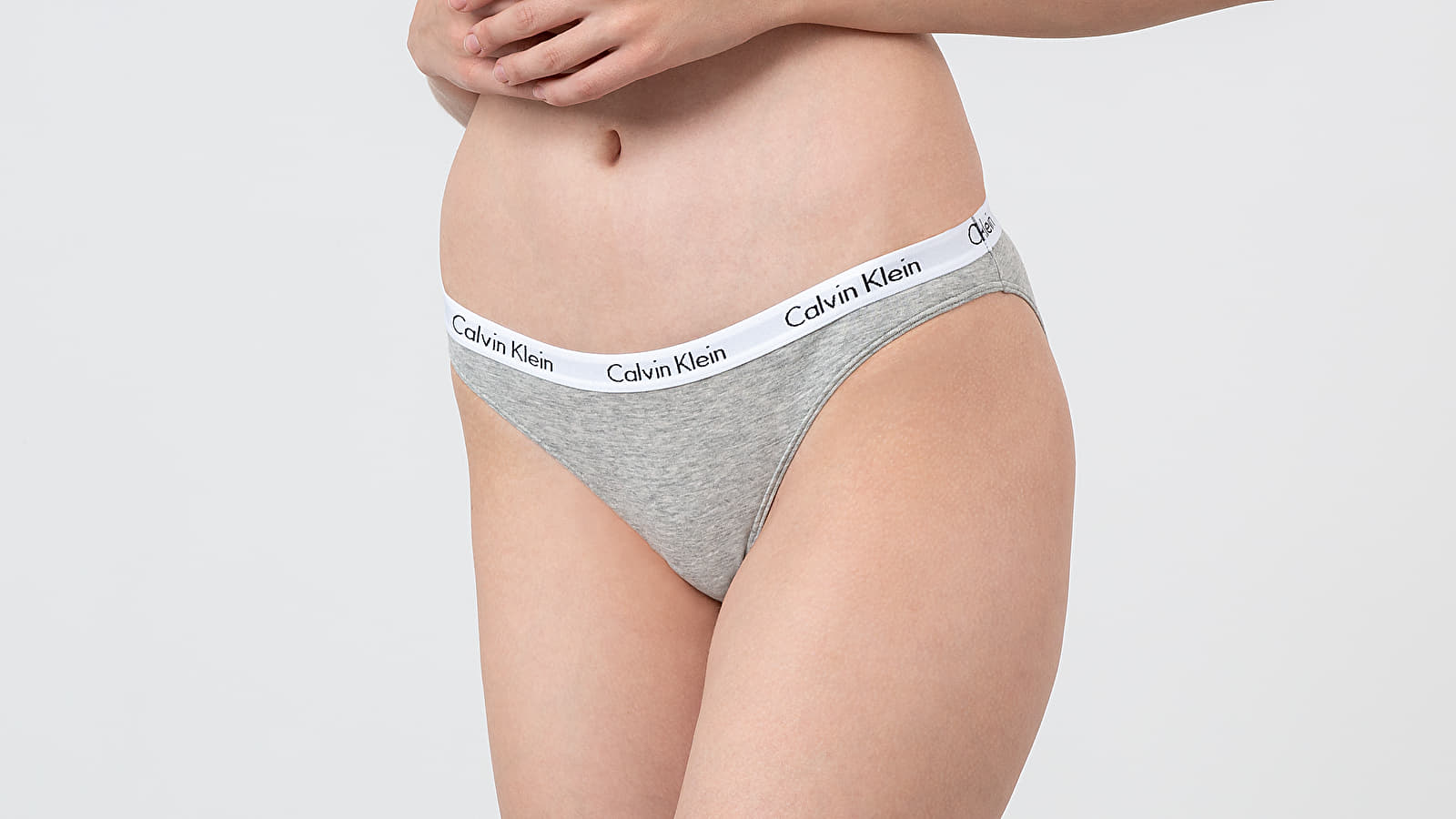 Kalhotky Calvin Klein 3Pack Bikini Bottoms White/ Grey/ Black