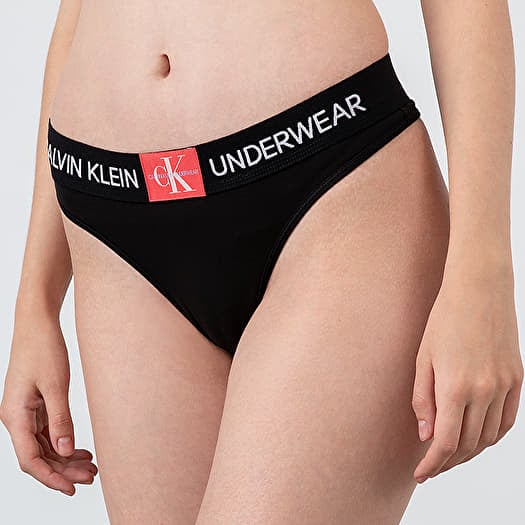 Calvin klein monogram thong best sale
