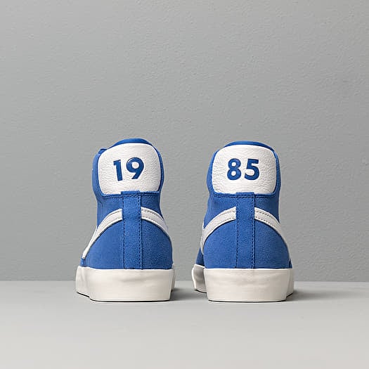 Men s shoes Nike x Stranger Things Blazer Mid QS Game Royal White Sail University Red Footshop