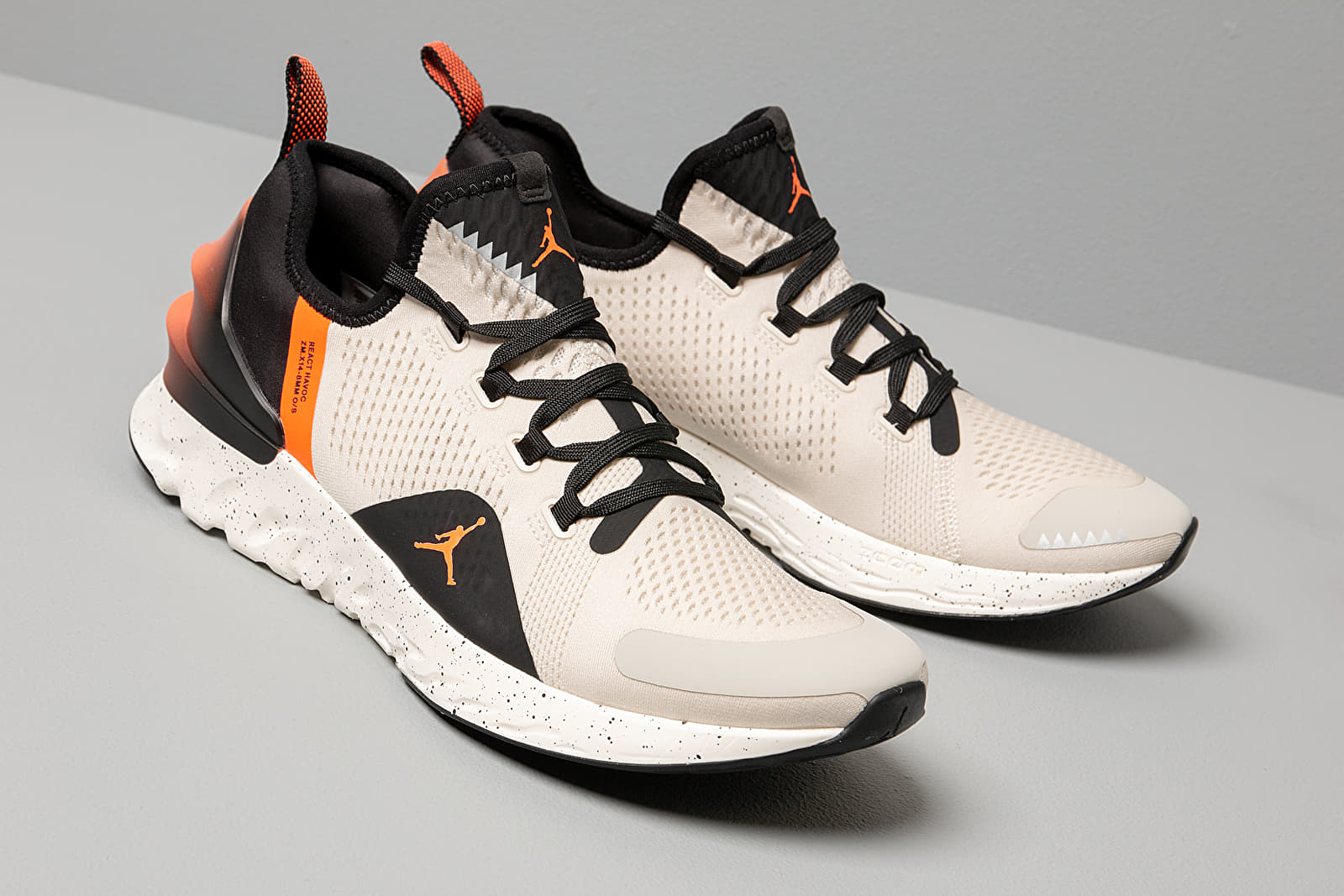 Men's shoes Jordan React Havoc Light Bone/ Hot Coral-Black-Pale Vanilla