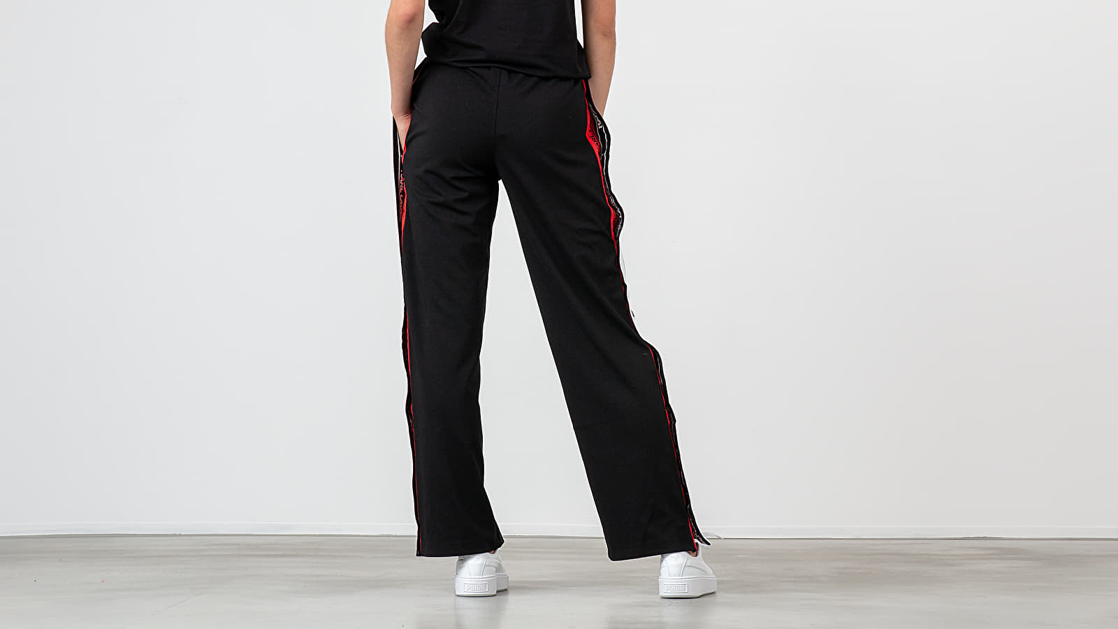 Bukser Puma x Karl Lagerfeld Wide Pants Black