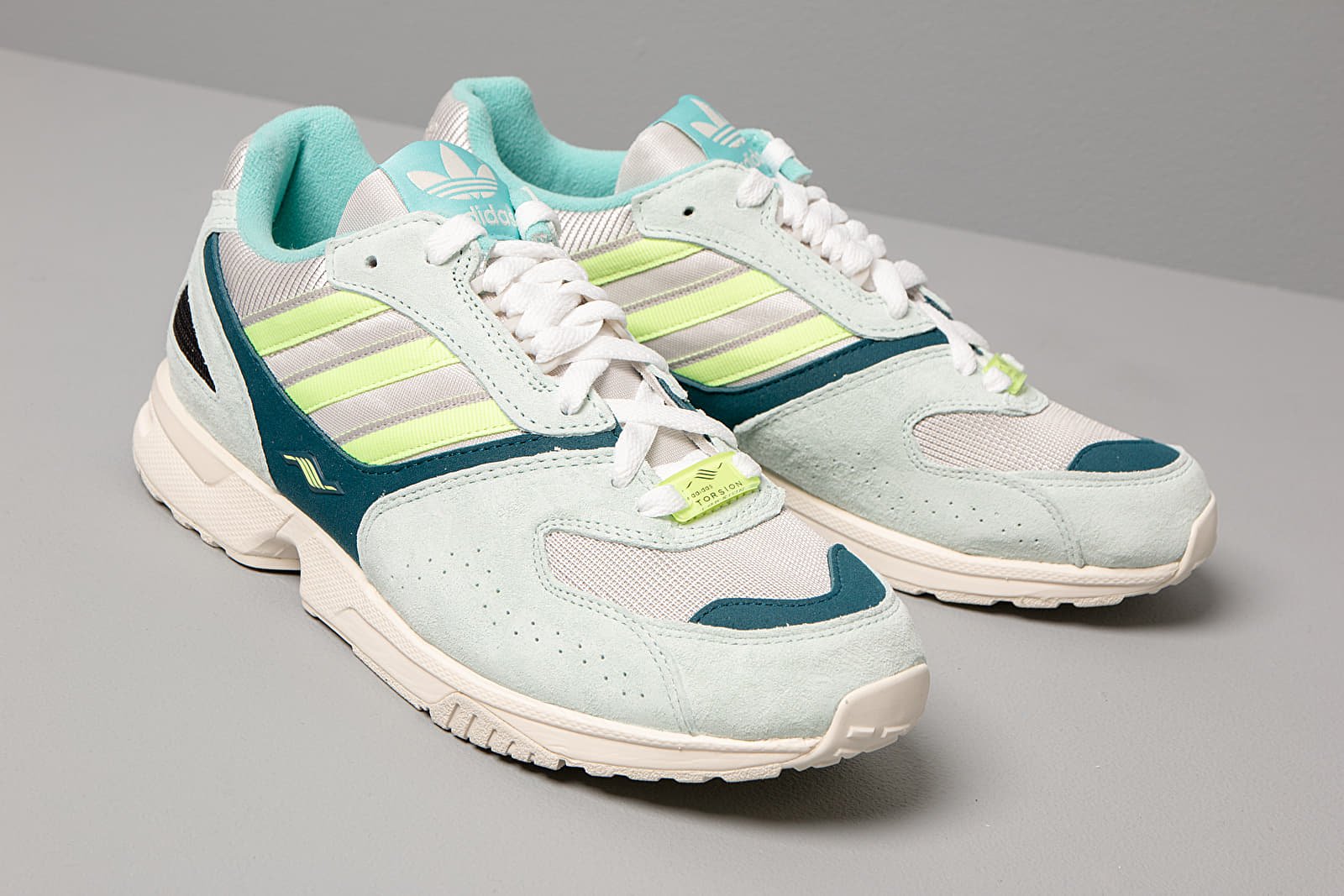 Women s shoes adidas ZX 4000 W Ice Mint Hi Res Yellow Grey One Footshop