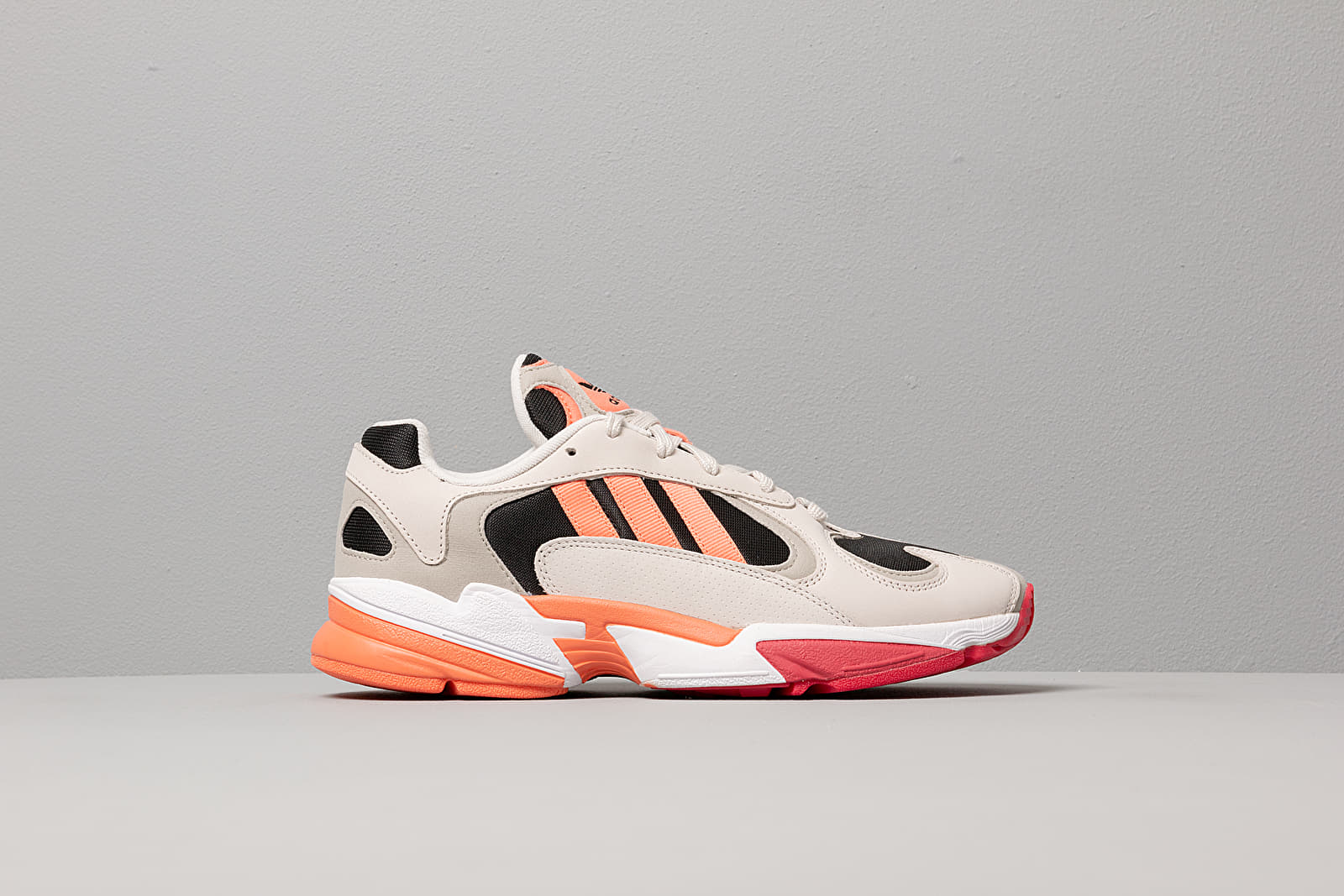 Men's shoes adidas Yung 1 Core Black/ Semi Core Orange/ Raw White