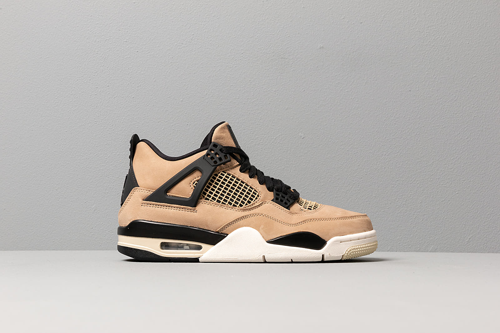 Women's shoes Air Jordan WMNS 4 Retro Mushroom/ Multi-Color-Black-Fossil