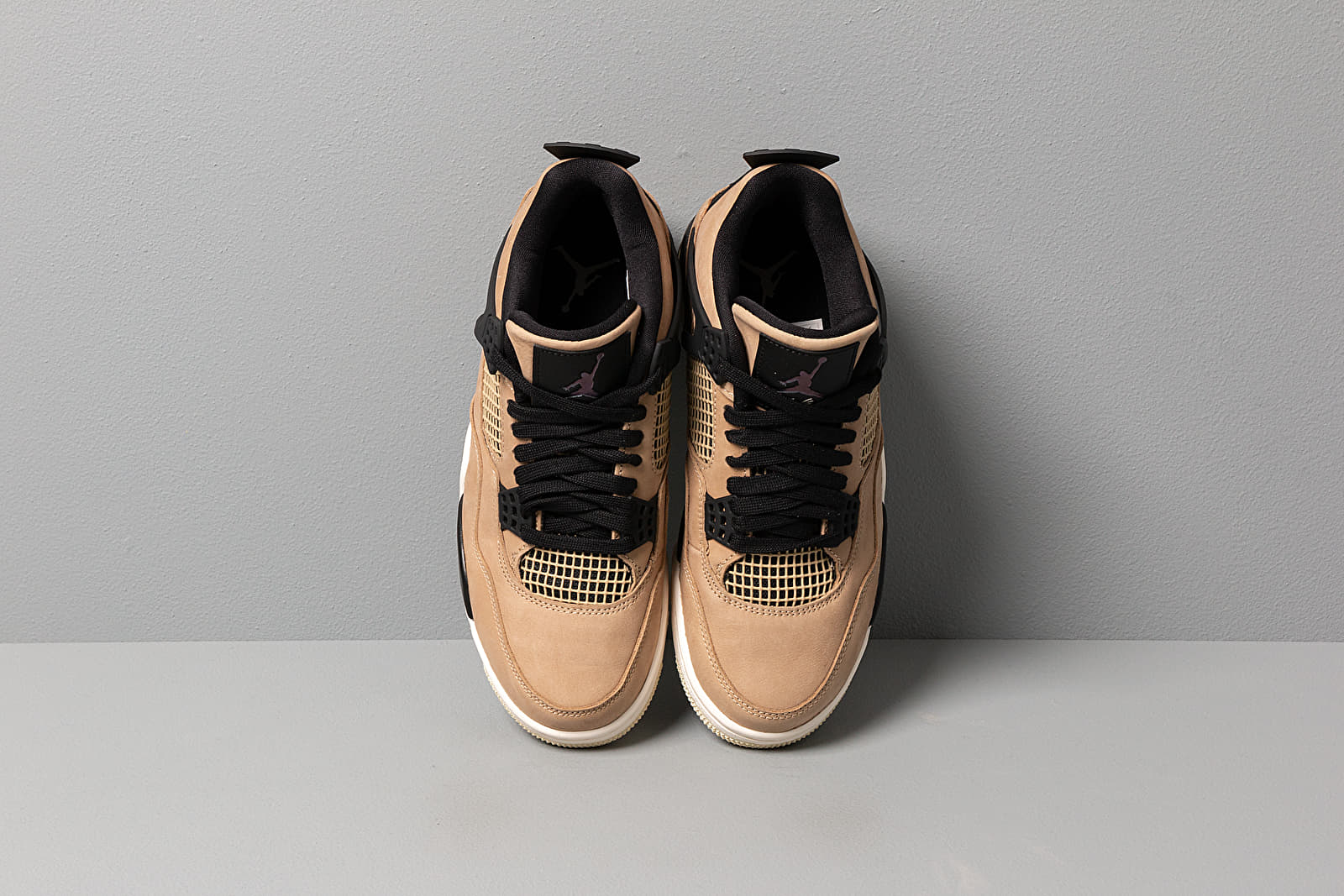 Women's air jordan deals 4 retro mushroom/multi-color-black-fossil