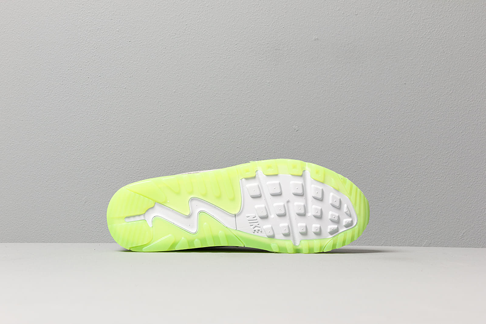 Men's shoes Nike Air Max 90 Premium Pure Platinum/ Electric Green-Bio Beige