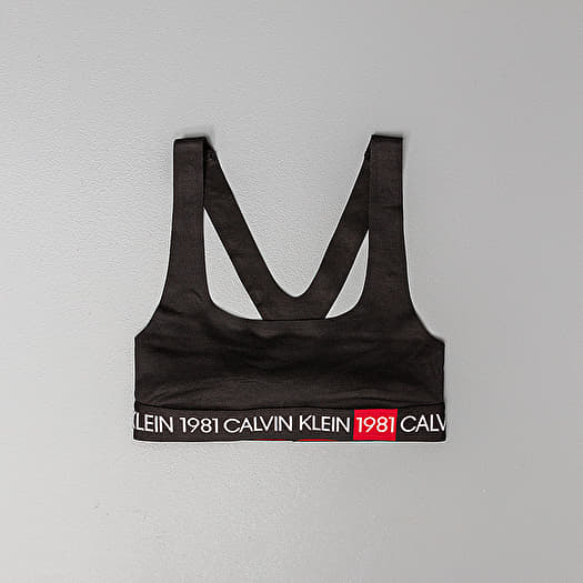 Bras Calvin Klein Bold 1981 Bralette Black Footshop