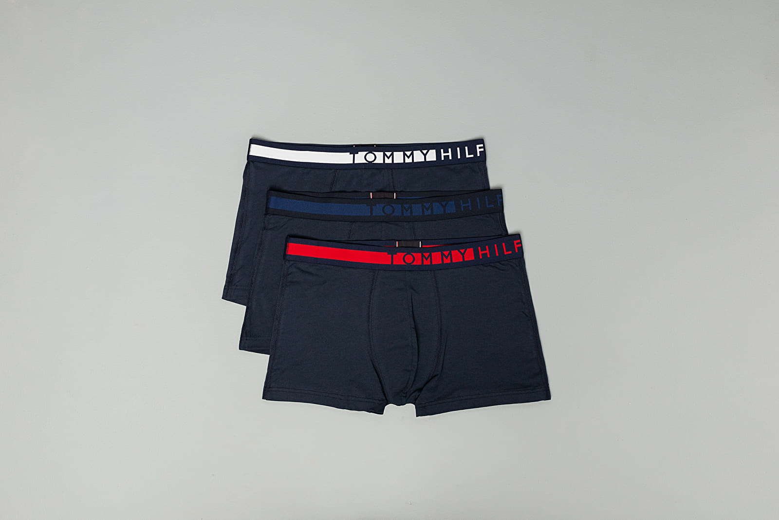 Trunks Tommy Hilfiger 3 Pack Trunk White/ Tango Red/ Blue Depths
