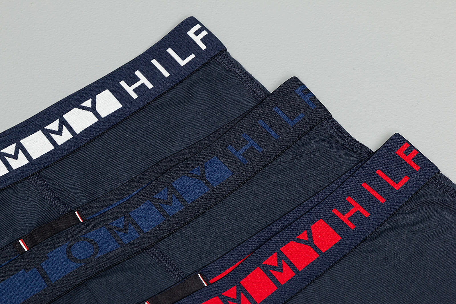Trunks Tommy Hilfiger 3 Pack Trunk White/ Tango Red/ Blue Depths