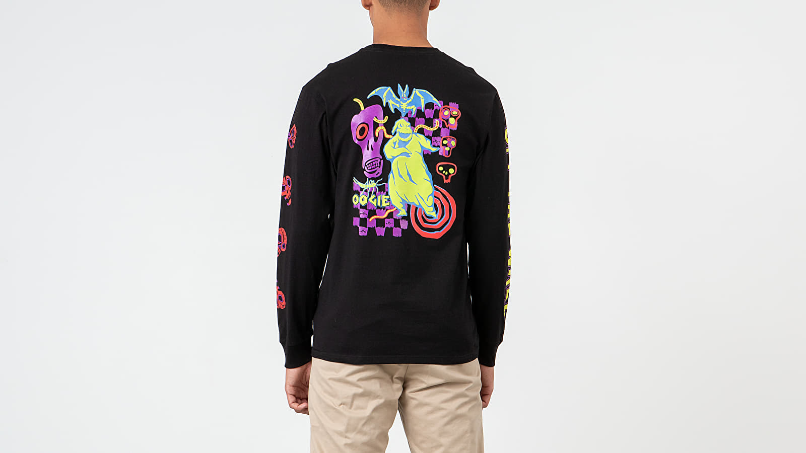 Camisetas Vans x The Nightmare Before Christmas Oogie Boogie Longsleeve Tee (DISNEY) Black