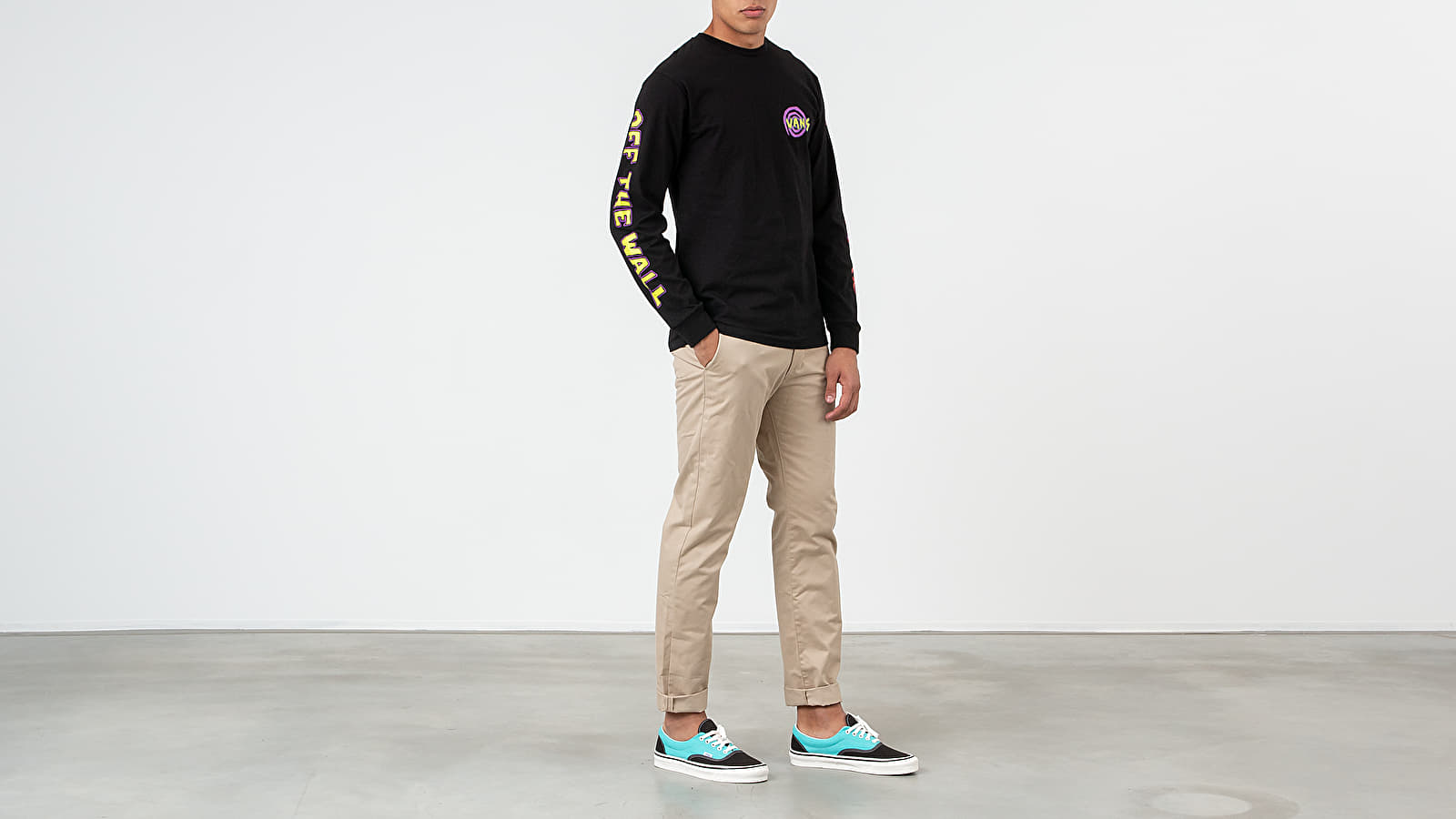 Camisetas Vans x The Nightmare Before Christmas Oogie Boogie Longsleeve Tee (DISNEY) Black
