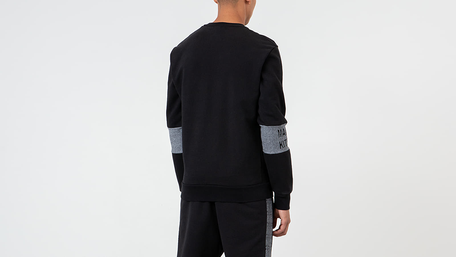 Hoodies and sweatshirts  MAISON KITSUNÉ Jacquard Rib Crewneck Black