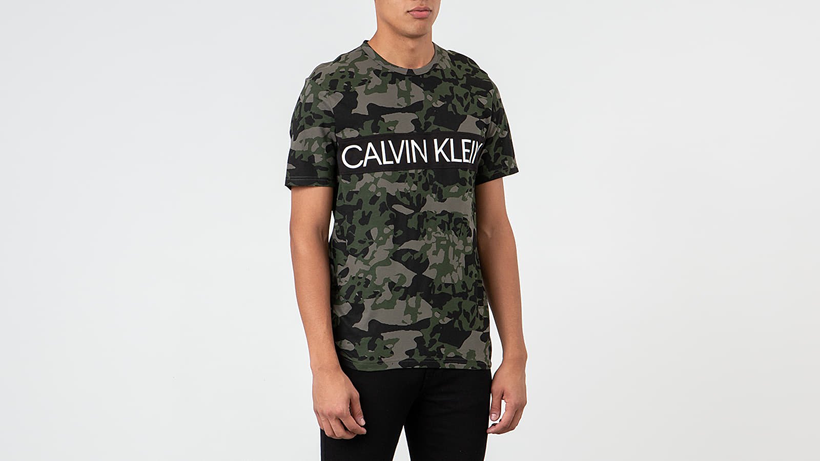 Calvin klein camouflage t hotsell shirt