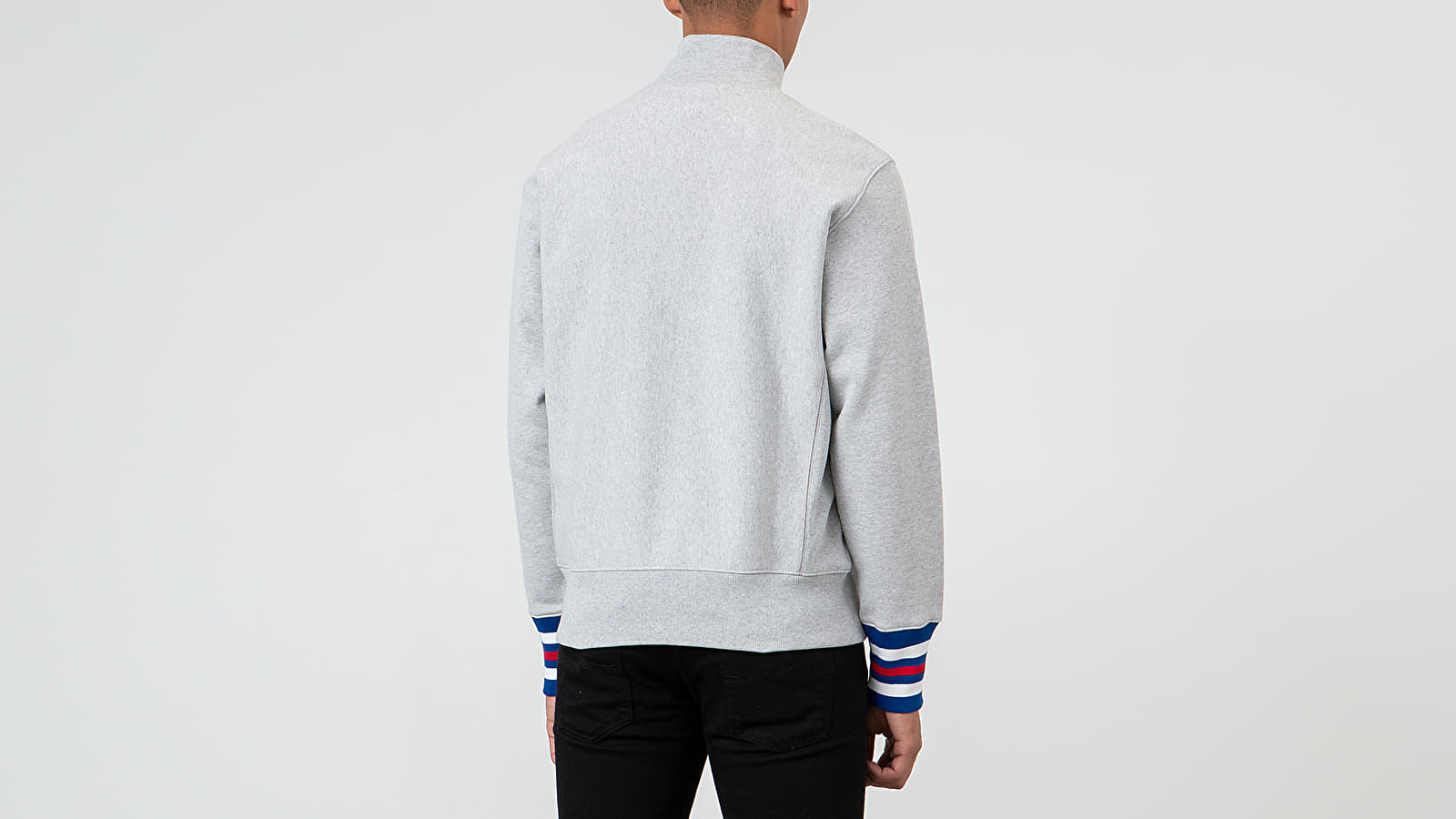 Hoodies and sweatshirts  Champion Half Zip Crewneck Grey
